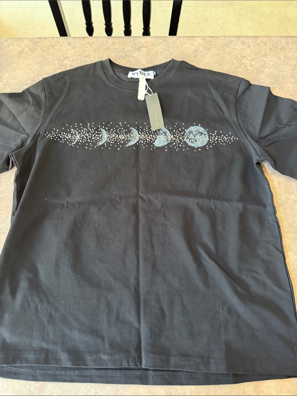 Black Moon Phase Graphic Tee - Men's